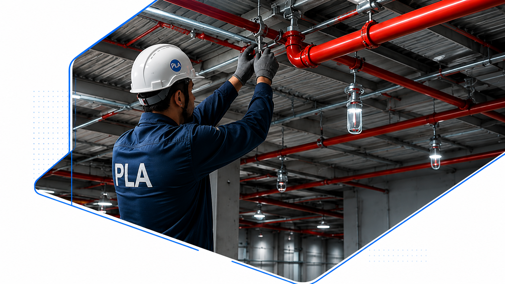 Technicien PLA sur installation incendie